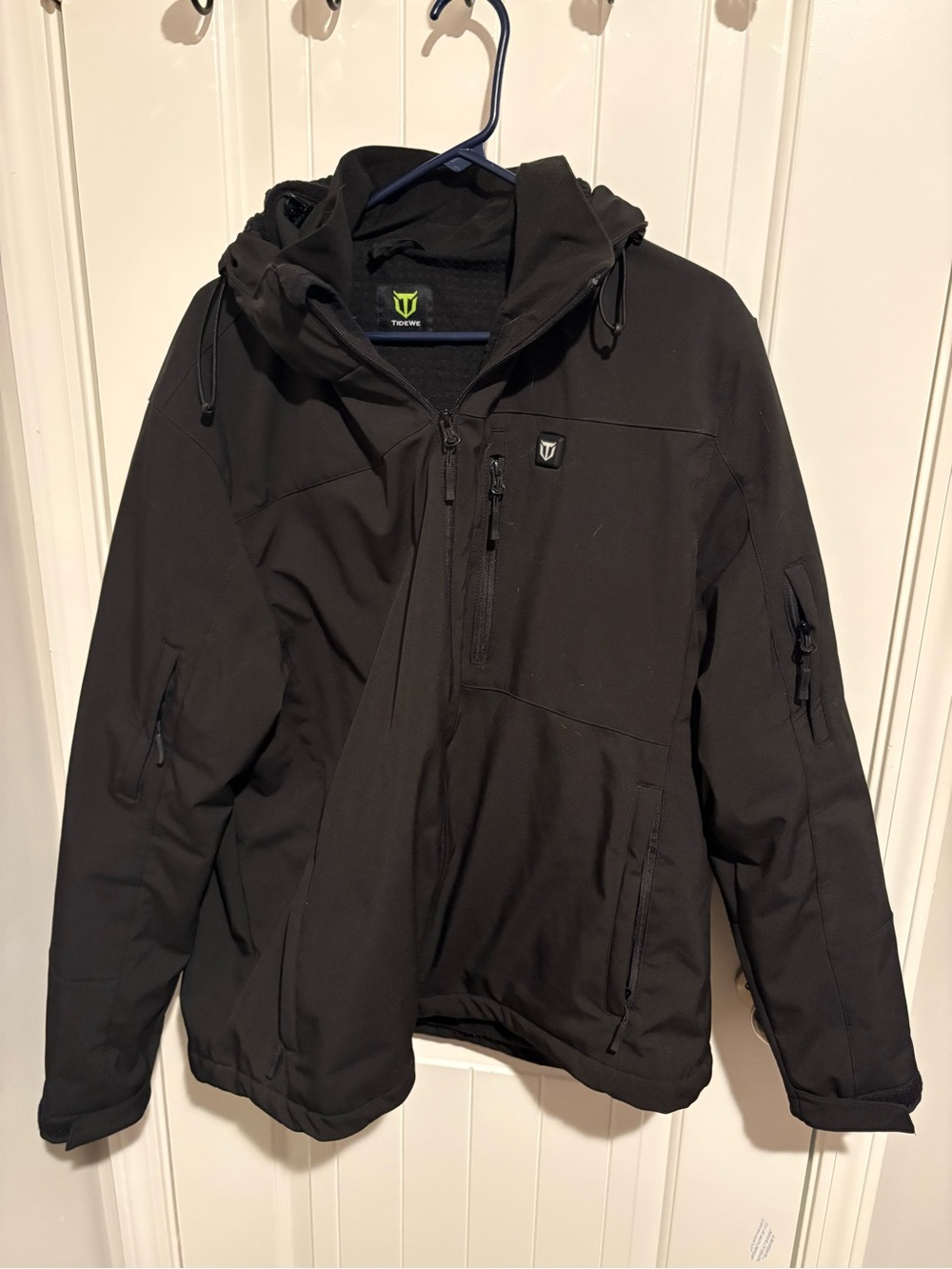 Tactical Softshell Hooded Jacket - Black